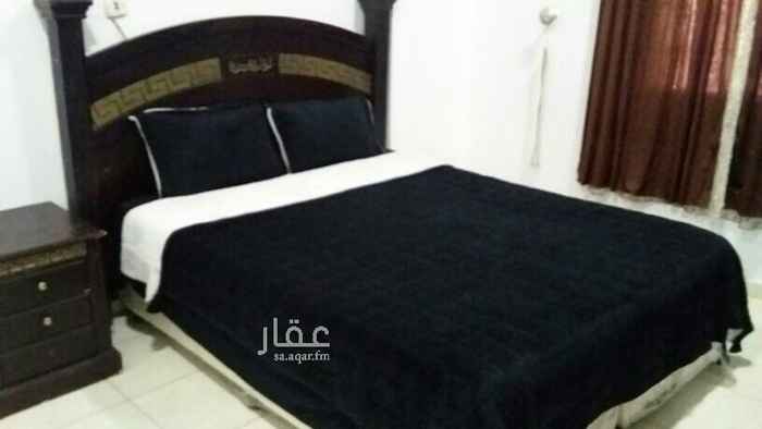 1727513 شقة مفروش للايجار من غرفتين وصاله ومطبخ وحمام شامل الكهرباء والمياه والانترنت حي الشرفيه