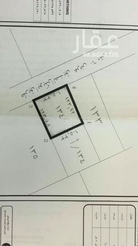 984622 ارض ممتازة علي ابو بكر للبيع سعر المتر 750ريال للمتر الواحد في النرجس مخطط رقم3496 قطعه 134النرجس