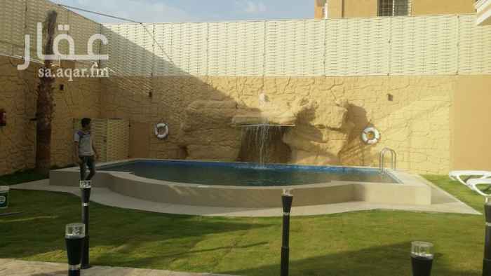 1561738 شاليه مكونه من غرفه نوم مع حمام داخلي نضام مستر مع صاله كبيره مع حمام تفتح على الشلال والمسبح vip جديده مشب خارجي خاص با الشوي قسم واحد حي المعيزيله خلف مطعم ليمونه