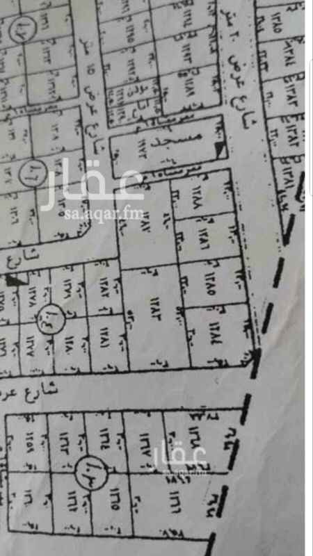 1689974 للبيع قطعه ارض سكنيه
الاطوال ٣٠ * ٥٣ عمق
