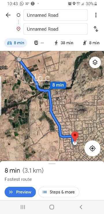 1695217 استراحة ثلاث غرف وحمامين وصالة ومطبخ بدون صك بعداد كهرباء ٧٠ امبير مساحة ٩٠٠ شارع واحد ٢٠ متر