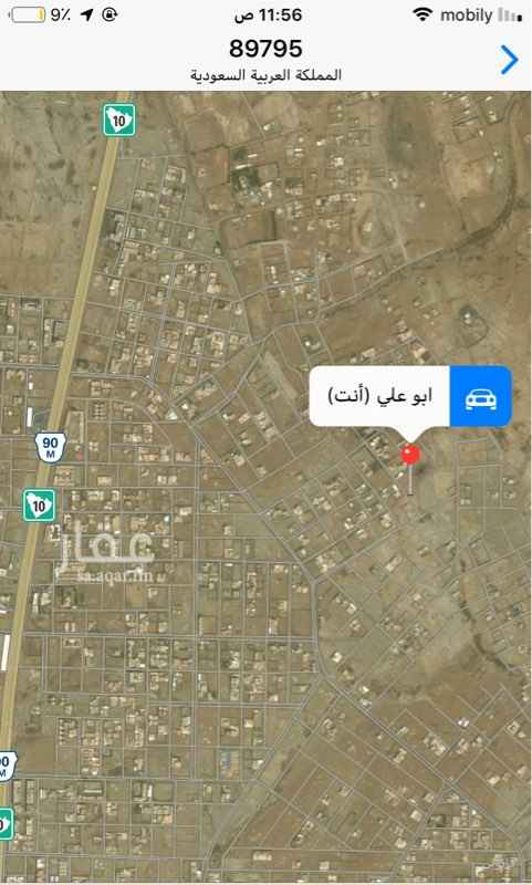 1426153 ارض في مخطط ابو حمامه في الدرب للاستثمار لفترة عشر سنوات مساحة الارض 916 السعر المعروض قابل للتفاوض