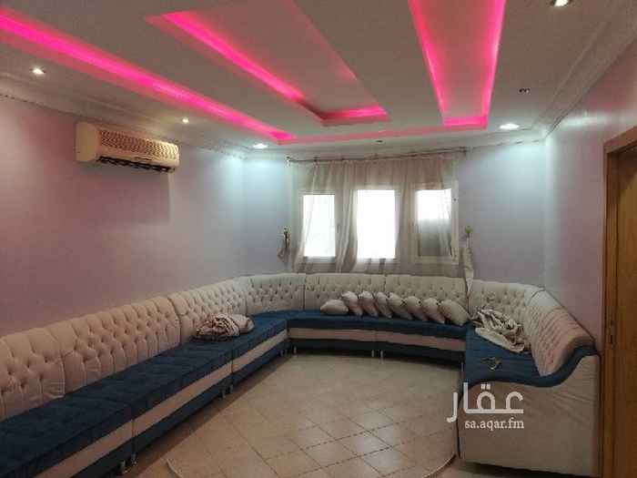 1631089 دورعلوي مؤثث ٣غرف نوم ومجلس وصاله ومقلط و٣دورات مياه ومطبخ راكب ومكيفات راكبه حي اليرموك