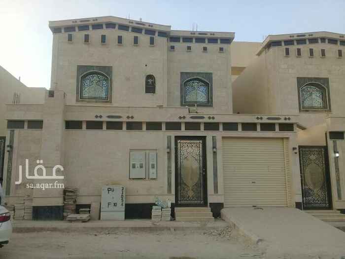 1618316 فيلا درج صاله مدخل سياره و مشب معى دورة مياه مجلس مقلط صاله مجلس نساء مطبخ ٦ دوراة مياه ٣غرف نوم وغرفة خادمه وسطح