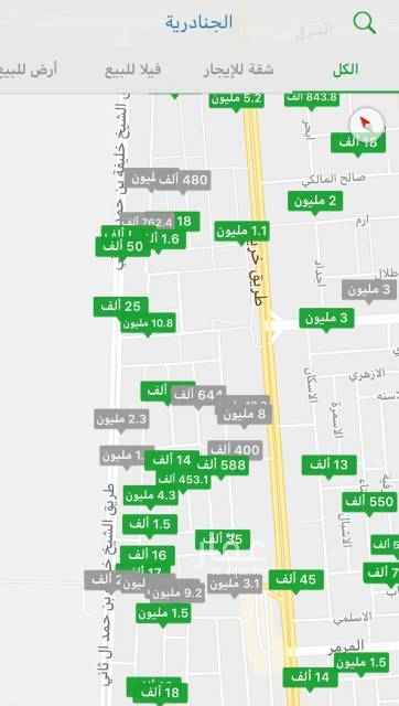 1698720 ارض زاوية الاطوال
١٦في ٢١وكسور
غربي شمالي