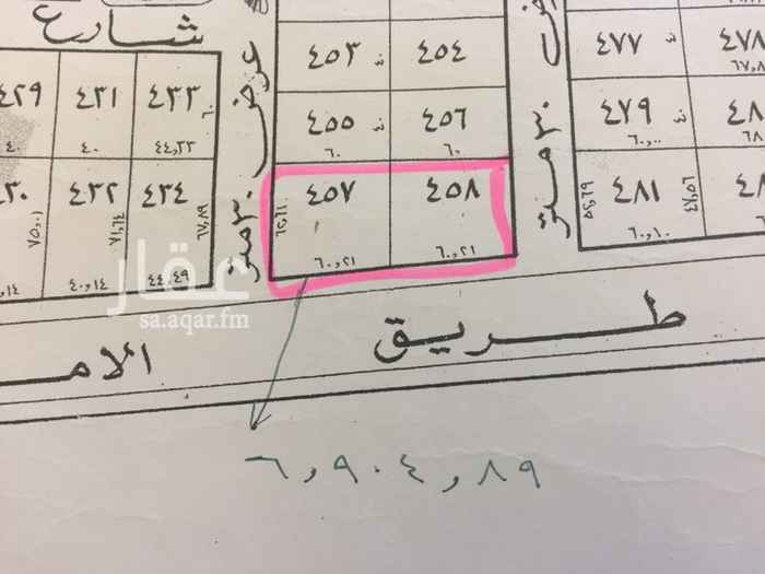 519110 للبيع مجموعة قطع تجارية بمخطط القادسية ( معارض سيارات )
وهذا رأس ارقام القطع 457+458
الشوارع 60+30+30