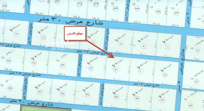 1541719 ارض زراعية في العمارية شارعين متظاهرين شمالي 15 و جنوبي 15
