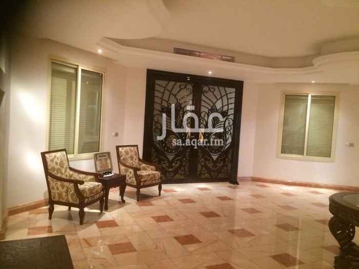 1569814 موقع مميز في مخطط عبدالغني حسين ، وشارع رئيسي مزدوج تجاري ، أرضيات رخام وبرسلان مميزة مازالت الفيلا بحالة جيدة جداً شبه جديدة
