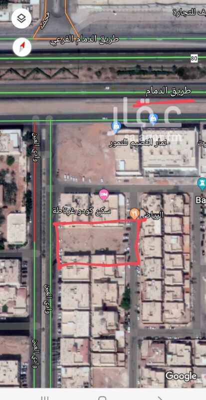 1511021 على السووووووم
ارض سكنية في حي غرناطه شارع 15 شرقي مساحة ٧٨٠م على الشارع ٢٦ وبالداخل ٣٠م