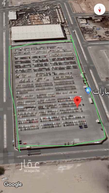 1090224 أرض إيواء سيارات و حاويات مزفلته مسورة مخططة بالكامل مجهزة بأدوات السلامة ومكافحة الحريق ، كمرات مراقبة ، حراسة أمنية على مدار الساعة .
