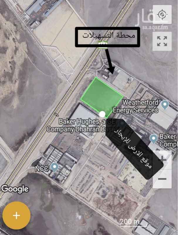 1040753 ارض صناعية تجارية للإيجار وتقع مباشرة على طريق بقيق