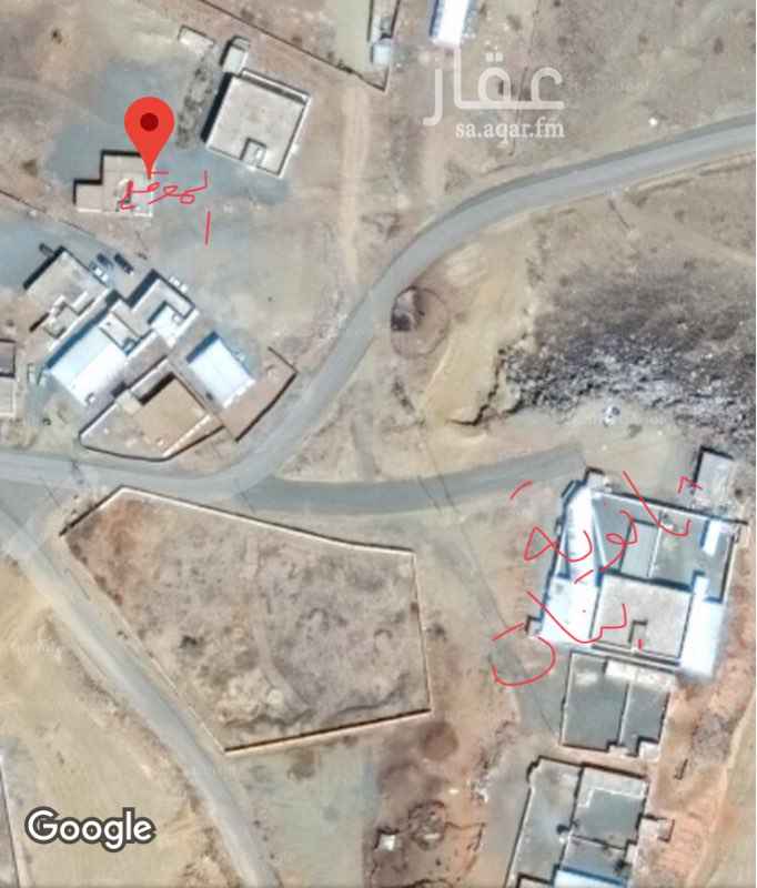 1282711 بيت شعبي للإيجار به عداد مستقل مكون من ثلاث غرف وصالة ودورة مياه ومطبخ مقابل لمدرسة البنات الثانوية وقريب من مدرسة البنات الابتدائية وقريب من طريق الهجرة السريع