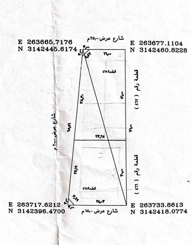 1472093 أرض تجارية سكنية تقع على ٣ شوارع في حي العليا ٢
من الشمال شارع ٢٥م
ومن الغرب ٢٠م
ومن الجنوب ١٥م
بمساحة اجمالية تزيد عن ١٦٢٥ متر مربع
السعر المذكور للايجار السنوي
يشترط توقيع عقد مدته ٥ سنوات (قابل للتجديد)