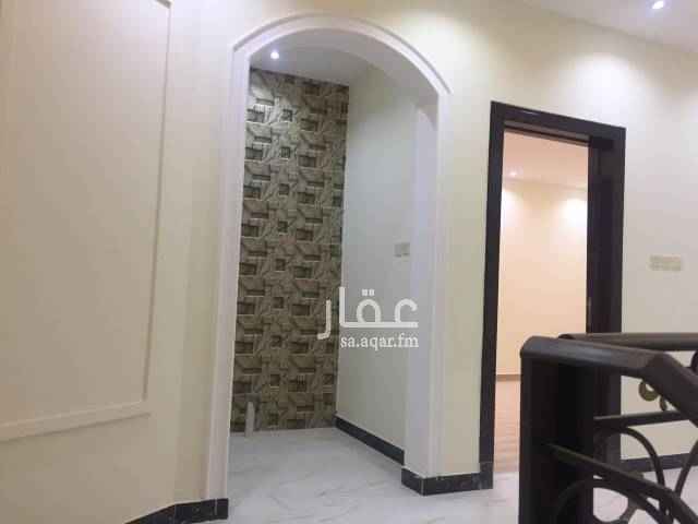 1652573 فله للإيجار درج داخلي بحي الرمال الذهبي الفله جديده غريبه من الخدمات والمسجد وفيها غرفة حارس وفيها 4غرف نوم واحده تحت و3فوق لتواصل ابو فارس