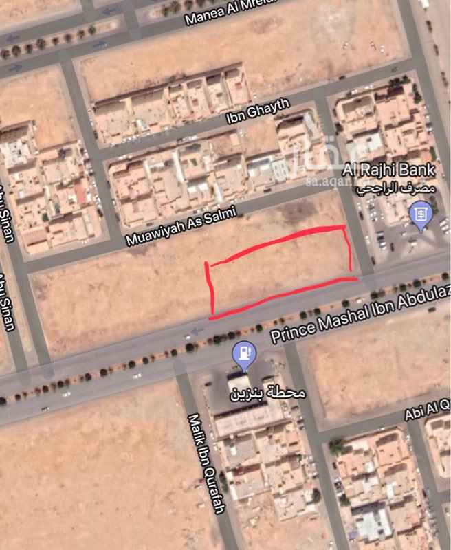 1635088 للايجار ارض تجارية في موقع مميز في حي عرقة.
الموقع بجانب بنك الراجحي
المساحة ٢٥٠٠ م
الواجهة :
٤٠ جنوبي
١٥ شرقي
الاطوال:
١٠٠ م على شارع الامير مشعل ال ٤٠ التجاري.
٢٥ م عمق.
الايجار لكامل الارض.