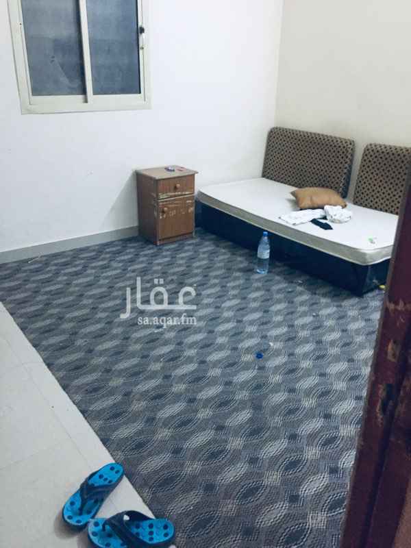 1700027 للايجار غرفه حمام مشترك بي 650ريال شامله المياء والكهرباء يوجد سرير ودولب فقط للتواصل مكتب نور اليرموك عزاب فقط اليرموك الغربي