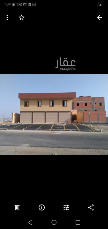 1159864 عمارة جديدة علي شارع تجاري يوجدة بها (اربع محلات مع ميزان) للإجار واجهه شمالية . نفس العماره من الخلف يوجد 5 شقق تصلح للعزاب والطلاب الجامعيين ،
3 شقق ( مكونه من غرفتين - حمام - مطبخ نظام امريكي )
2 شقة ( مكونه من غرفة - حمام - مطبخ نظام امريكي )
4 محلات تجاريه مع الميزان للايجار )
جميع الشقق والمحلات الزبون له حرية الدفع اما شهري او 6 اشهر او سنه ..
العمارة جديده باكاامل .
العمارة للإيجار بالكاااامل او متفرقة .
العمارة بالقرب من المدينة الصناعيه ومن جامعة جدة