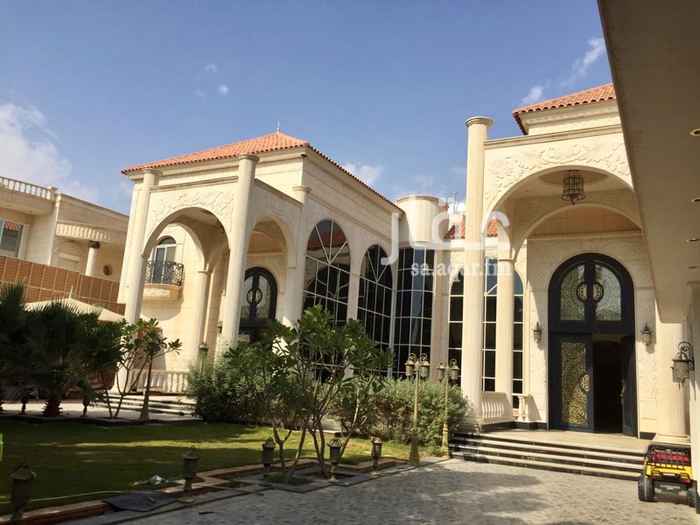 1290385 للبيع قصر فاخر في النخيل ١٣٥٠ متر ( ٦ اجنحه غرف نوم + مصعد + مسبح + بدروم + حدايق + ملاحق خارجية + مجالس رجال + صالات مفتوحه + تكيييف مخفي + مميزات اخرى ) السوم ٩ مليون