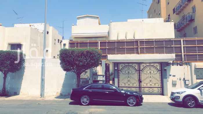 1746636 فيلا حي الروضه مساحتها 667م الارض المباني5505غرف 2صالات عدد مطبخين حوش موقف سياره غرفه سائق ملحق تكيف مركزي يورك