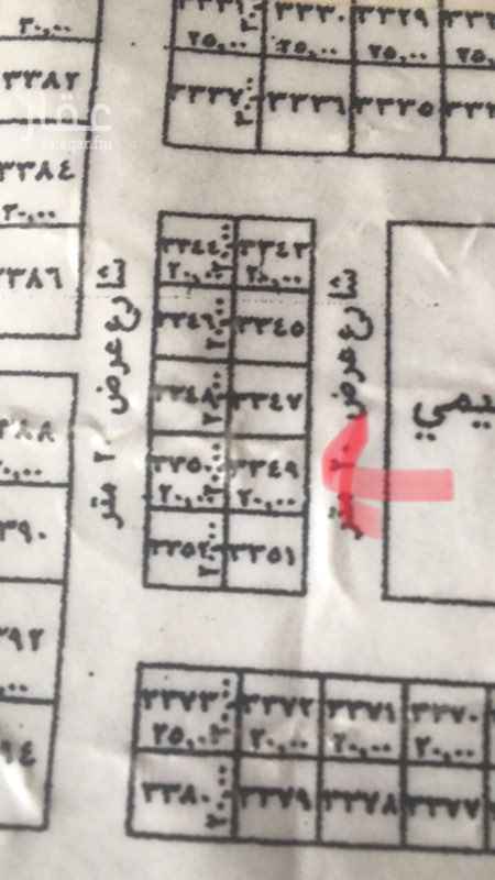 1289733 ارض للبيع بالمهديه مساحه 400 م شارع 20 شرقي بعد شركة الكهرباء