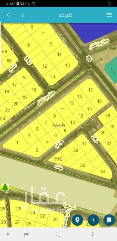 1138682 للبيع مجموعه اراضي في دره السليمانيه مساحات ٥٠٠ متر الجنوبيات ١٣٥٠ ريال للمتر
٧٠٠ متر الشماليات ١٣٠٠ ريال للمتر
الزوايا الشرقي ١٥٠٠ ريال للمتر
الزوايا الغربي ١٤٠٠ ريال للمتر