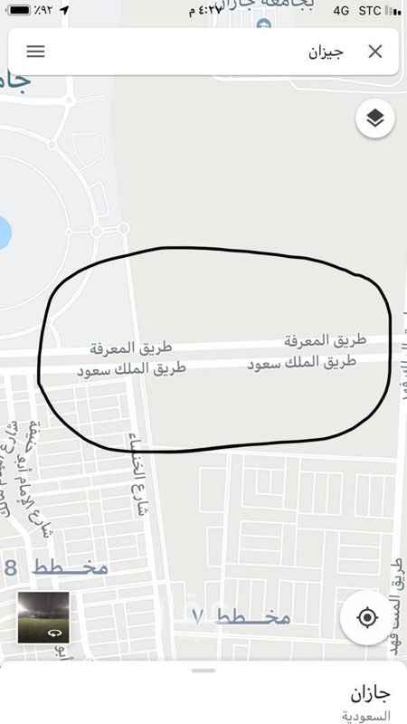 1332747 أرض قريبة من جامعة جيزان للطريق المؤدي إليها مساحتها تقريبا ٤٠ ألف متر مربع
على شارعين، شارع جنوبي تجاري عرض ٣٠ م
وشارع شرقي ٢٠، وطولها على الشارع التجاري
٢٦٠ م .
وصكها الآن في الاستئناف.
سكني تجاري
السوم ٢٥٠ ريال للمتر وصلت
والبيع لاعلى سوم