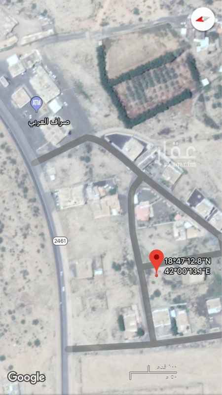 1260490 الارض على شارعين