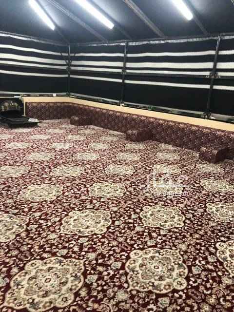 1395083 استراحه بالوادى المربع الأول المساحه ٤٠٠ متر فيها بيت شعر جديد وغرفه ومطبخ ودوره مياه ومساحه مزروعه ثيل
