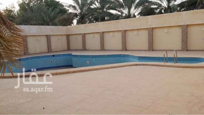 1193846 مساحه 5400يوجد بيها بئر ارتوازي مياه صالحه للشرب. يوجد مجلس ملكي كبير يوجد مسبح كبير يوجد بيت شعر يوجد فيلا بالداخل يوجد نخل يوجد جراج سيارات يوجد غرفه للحارس يوجد حمامات كبيره يوجد مستودع كبير يوجد مطبخ كبير ( السعر قابل للتفاوض )