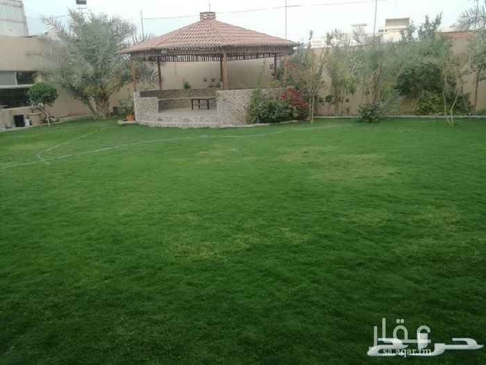 1681920 استراحه للايجار اليومي العزيزيه الخبر تتكون من مجلس رجال مجلس حريم ومجلط غرفه طعام ومسبح وملهى للاطفال ومسطحات اخضر كبير وجلسة خارجيه ومحل للشوى وغرفة للمندى ملحوظه ٢٥٠٠ فى العيد فقد