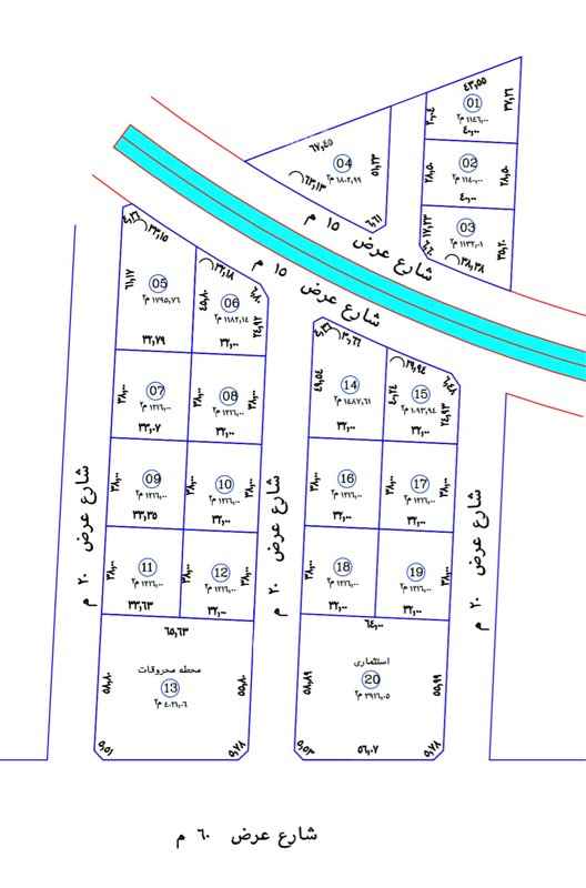1555963 بيع مخطط على الشارع العام جيزان ابو عريش