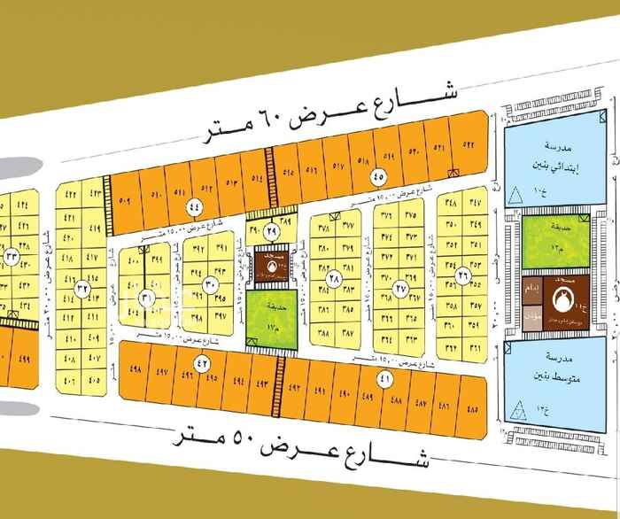 أسرع اراضي حي العروبه الدمام