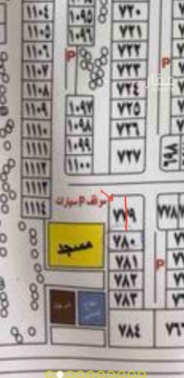 1748654 الأرض على واجهتين شارع ٢٥ شمالي ومواقف كبيرة ومسجد جامع وحديقه غرب يوجد ممر بين الأرض والمسجد