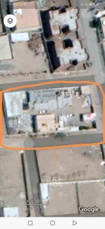1517855 للإيجار مبنى مكون من ست غرف وصلات كبيره ومستودع وحوش كببر على ثلاث شوارع يصلح للمؤسسات وعمال
