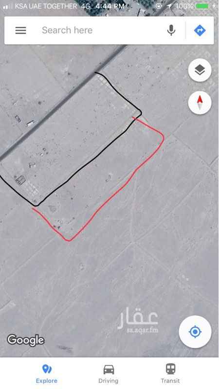 1637722 ارض زراعية للبيع بمنطقة بواط مساحة (66000)متر 36000متر بصك إلكتروني 30000 متر بوثيقة محاطة بسياج حديدي على كامل المساحة على شارع شمالي بطول 300 متر تبعد عن طريق المدينة تبوك 850 متر تقريبا من جهة الشرق و طريق المدينة العلا الزراعي 650 متر تقريبا يوجد بها عدد من الغرف والابيار الجافة للاستفسار ابو عبدالاله