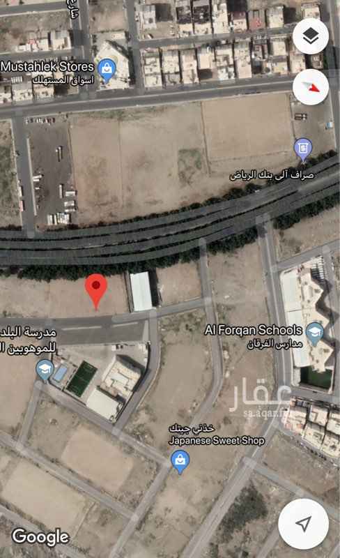1583962 للبيع قطعة سكنية بمخطط الحمراء بموقع مميز مساحة 600م مستوية تماماً وواجهته شرقية ثاني درجة من الشارع التجاري