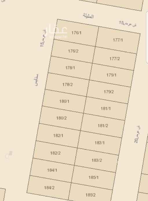 1698550 للبيع
ارض ٣٦٠ م وشارع ١٥ غربي في شمال مخطط الراجحي بسعر ٢٤٥٠