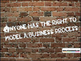 Anyone has the right to model a business process ecard