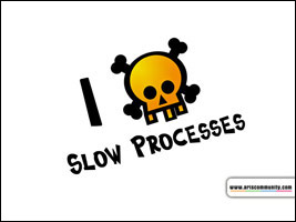 I hate slow processes ecard