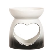 Wax Melt Burner Black Heart Burner