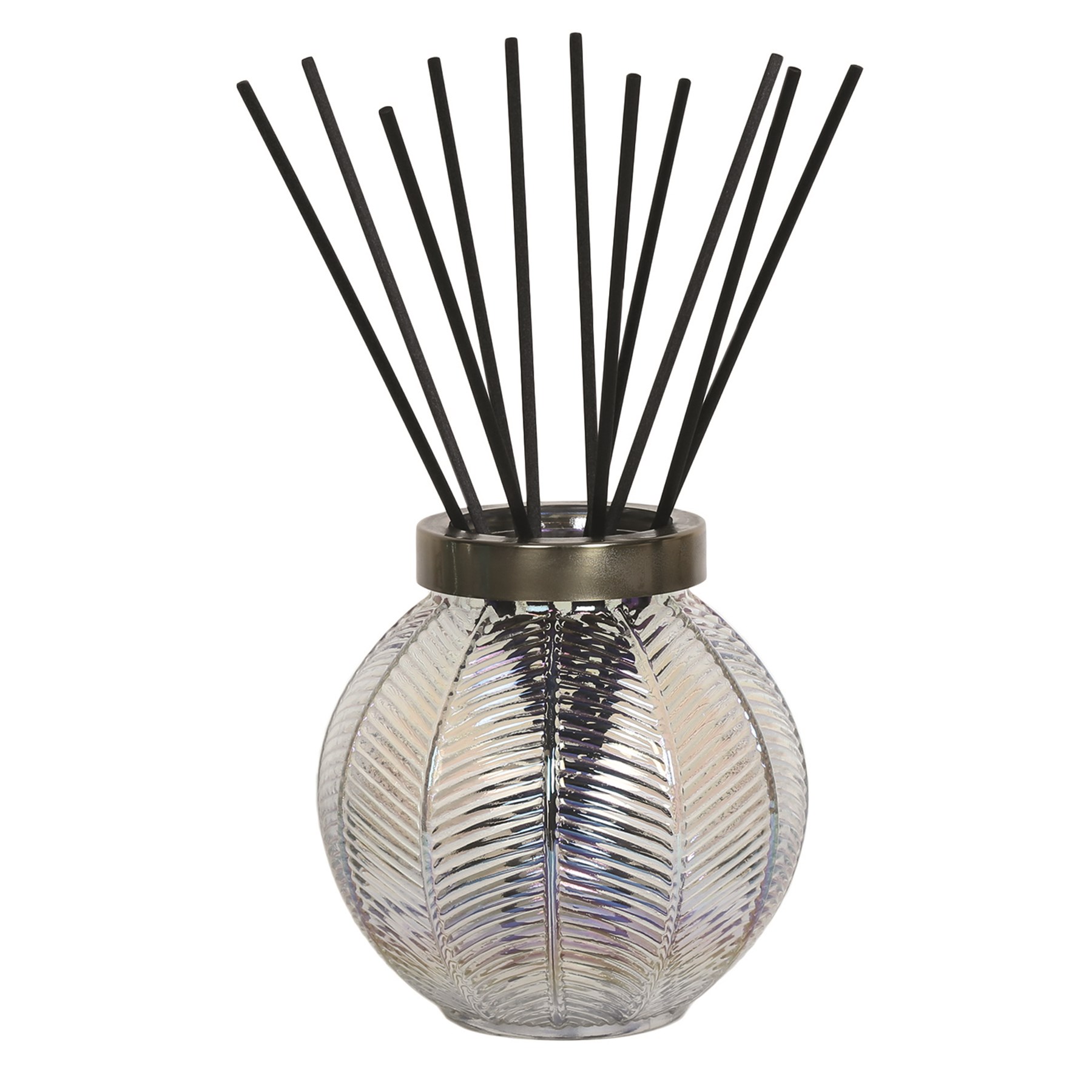 Clear Lustre Large Glass Reed Diffuser Bottle & 50 Fibre Reeds