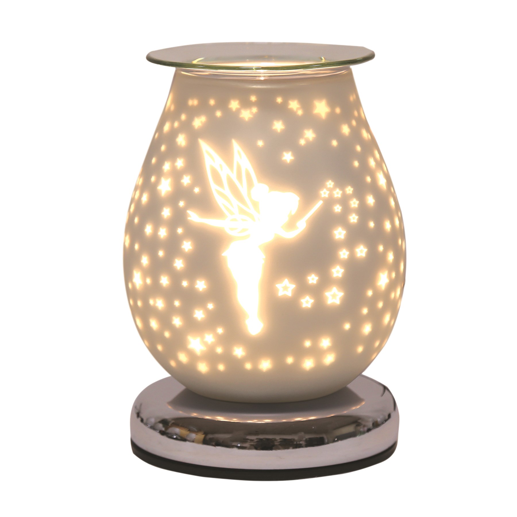 Electric Wax Melt Burner Touch - White Satin Fairy fairy electric wax burner