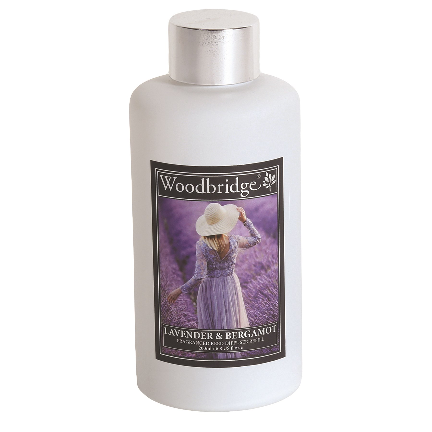 Lavender & Bergamot Reed Diffuser Liquid Refill Bottle By Woodbridge