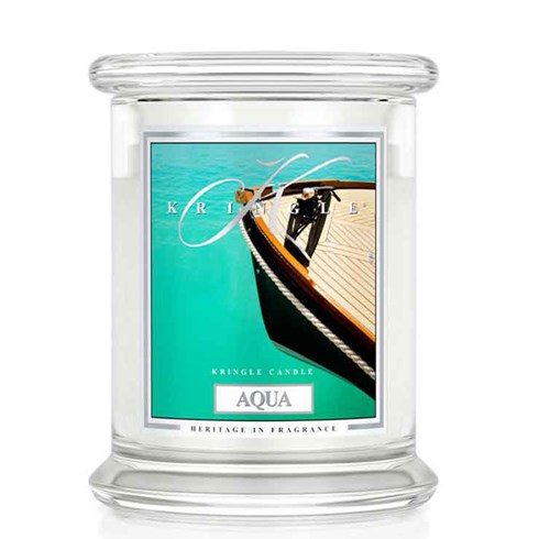 Aqua 14.5oz Candle Jar