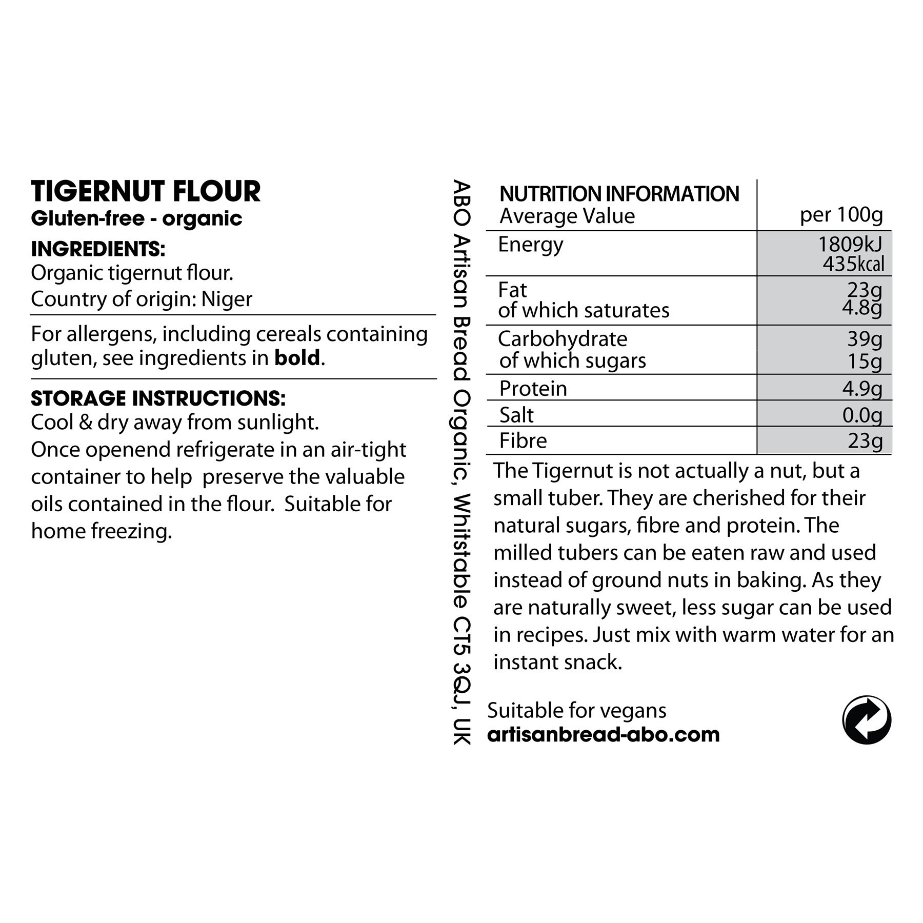 Tiger Nut Nutrition Facts Blog Dandk