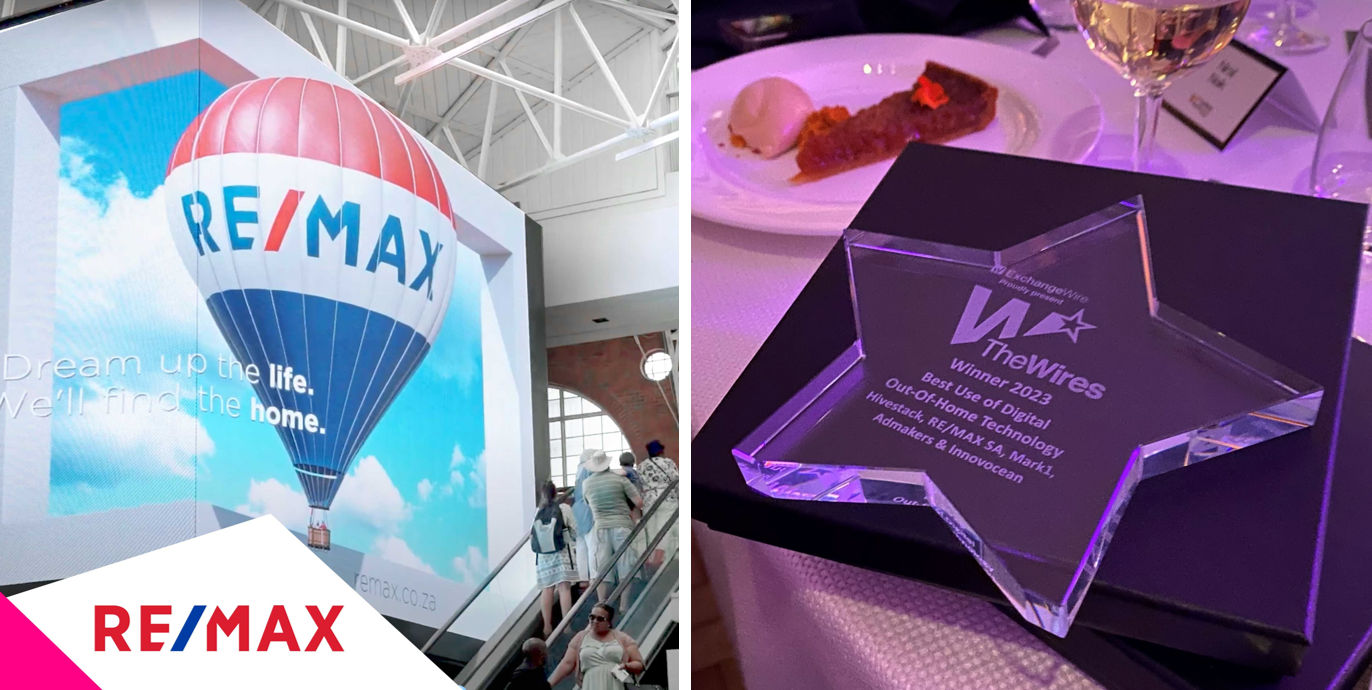 re/max sa wins ‘best use of digital out of home’ at global awards