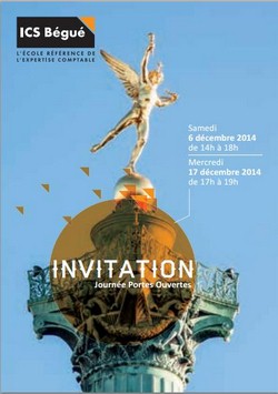 L'ICS B&eacute;gu&eacute; vous ouvre ses portes samedi 6 d&eacute;cembre et mercredi 17 d&eacute;cembre 2014