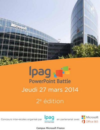 2ème édition de l’Ipag PowerPoint Battle le 27 mars 2ème édition de l’Ipag PowerPoint Battle le 27 mars