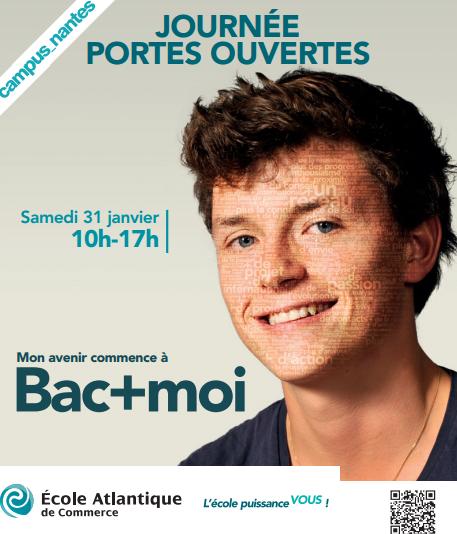 L'École Atlantique de Commerce vous ouvre ses samedi 31 janvier 2015 L'École Atlantique de Commerce vous ouvre ses samedi 31 janvier 2015