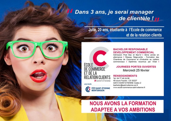L&rsquo;&Eacute;cole de commerce et de la relation clients vous ouvre ses portes Mercredi 25 f&eacute;vrier